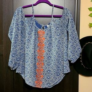 Xhilaration boho top
